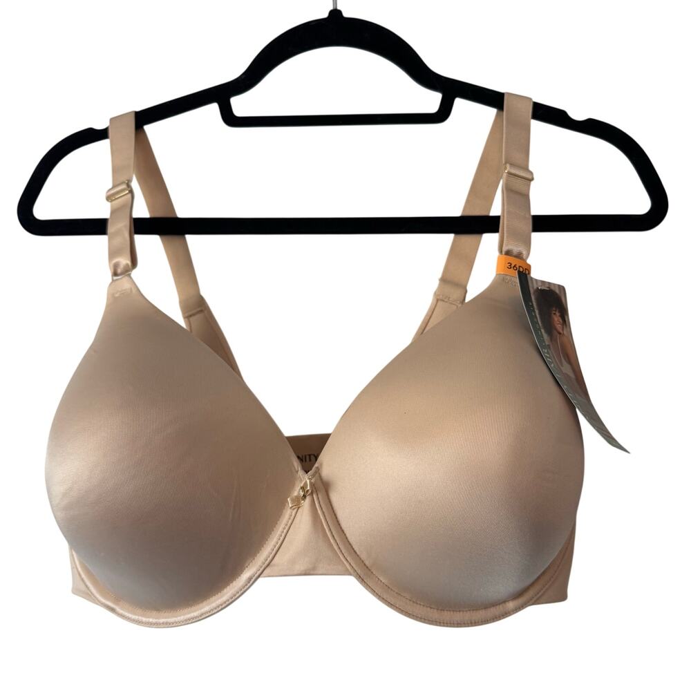 NWT Vanity fair t shirt tan bra